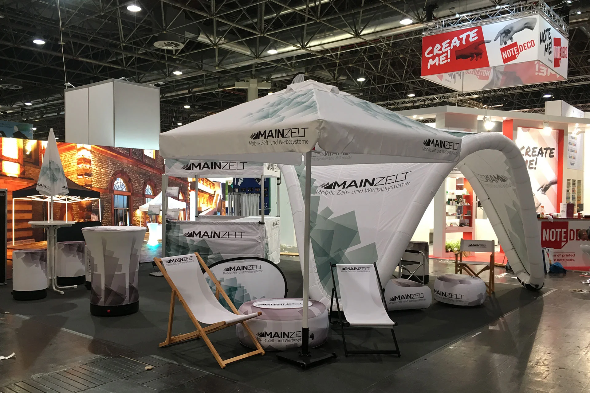 MAIN-ZELT Premiere auf der Welt des Werbens und Verkaufens -PSI 2019 in Düsseldorf