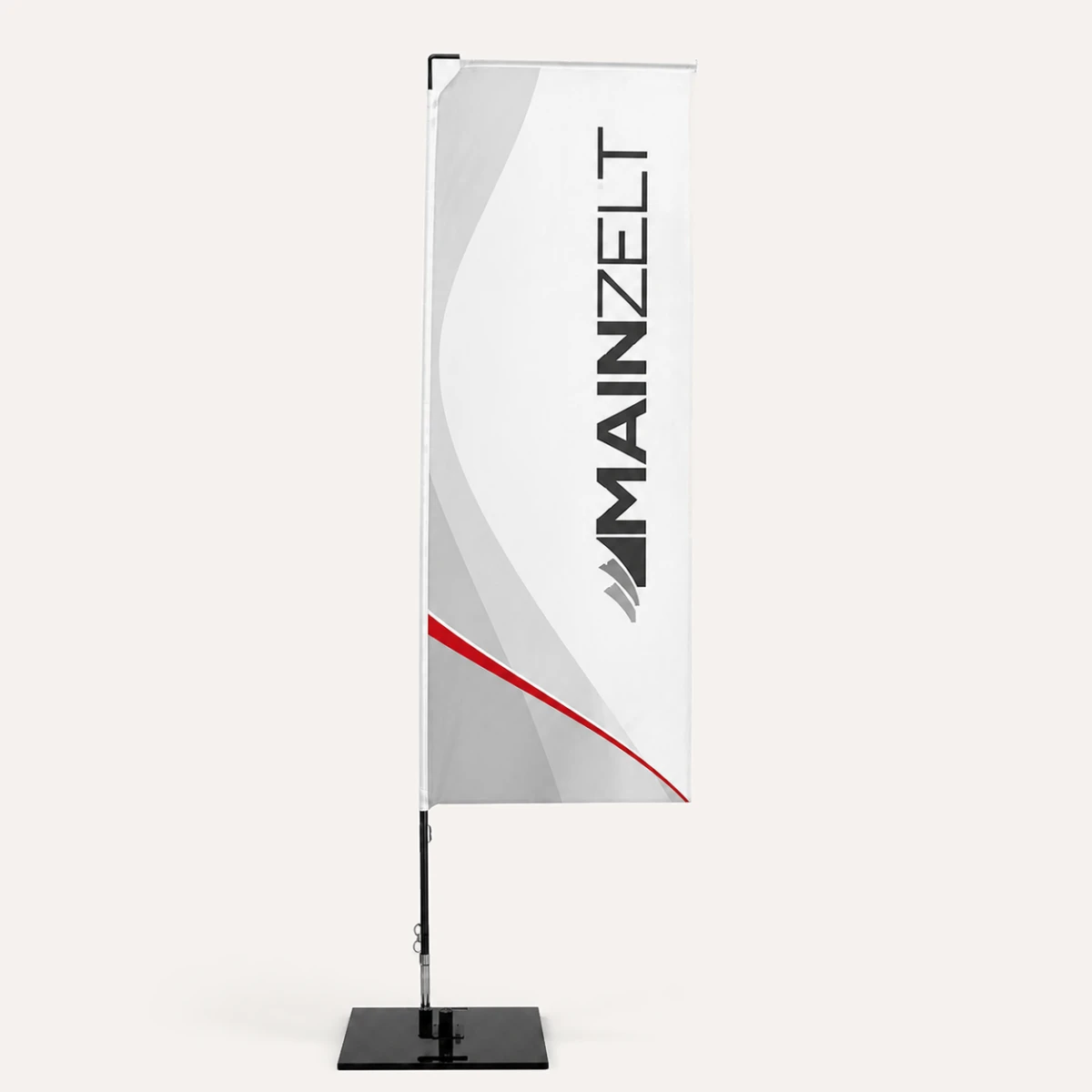 Beachflag Square 430 inkl. Glasfaser Mast