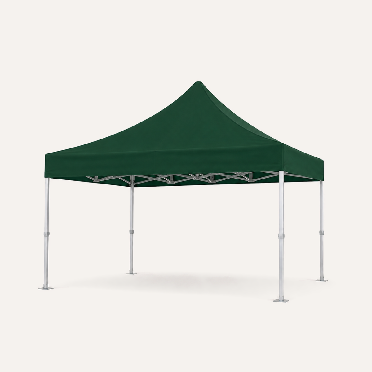 Faltpavillon 4x4m Modular, stabiles Aluminium Eventzelt, Ansicht 5