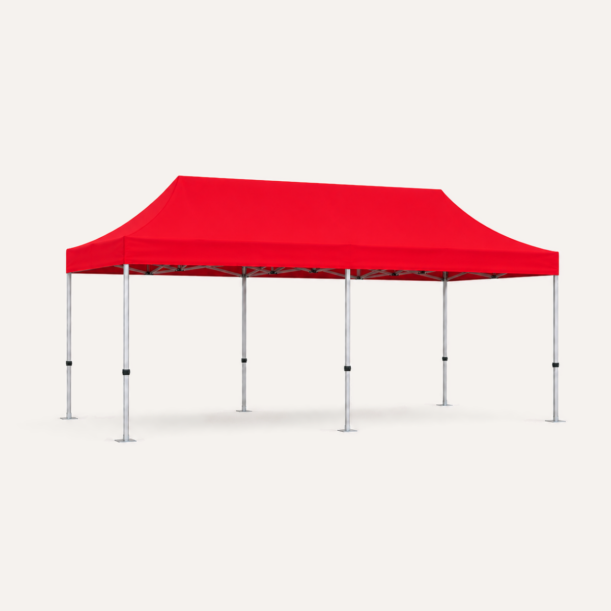 Faltpavillon 3 × 6 m Hex45 Allround mit 18 m² Fläche, weitere Ansicht