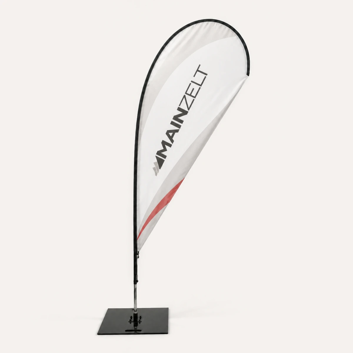 Beachflag Tropfen 310 inkl. Glasfaser Mast