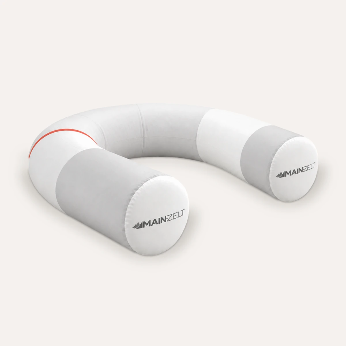 Aufblasbarer Sitzring Doughnut mit MAINZELT Druck