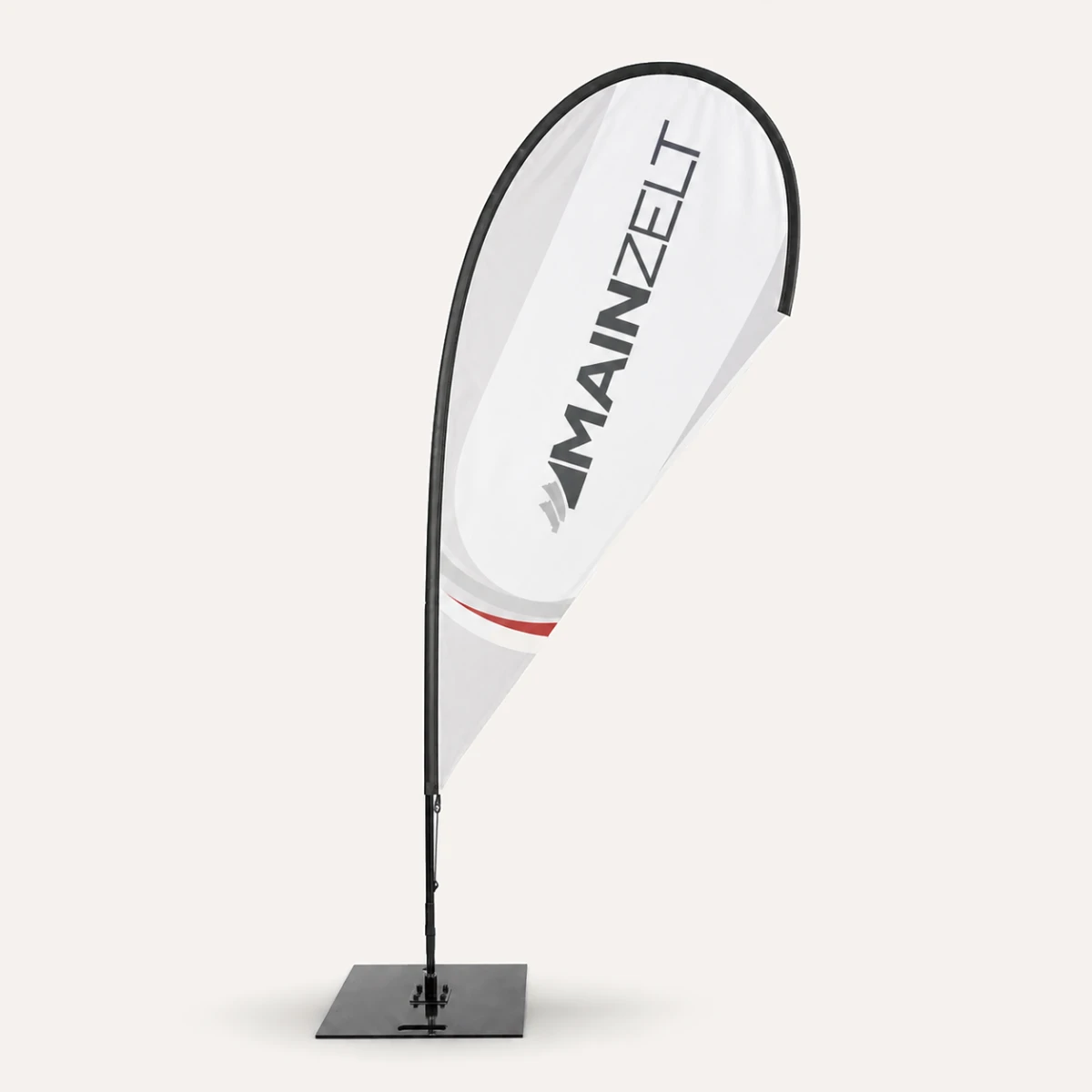 Beachflag Tropfen 260 inkl. Glasfaser Mast