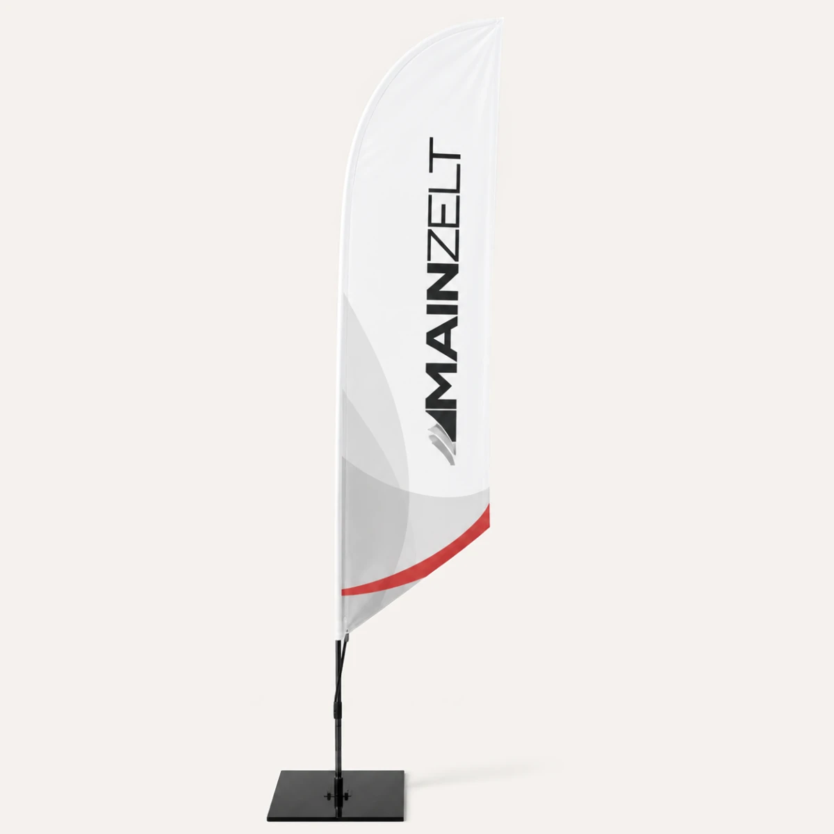 Beachflag Schräg 410 inkl. Glasfaser Mast
