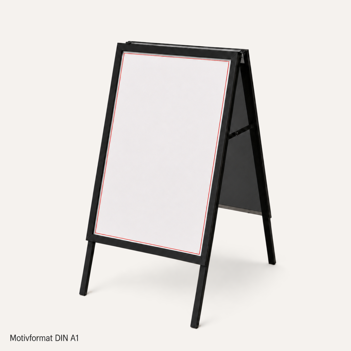 Kundenstopper DIN A1 Schwarz