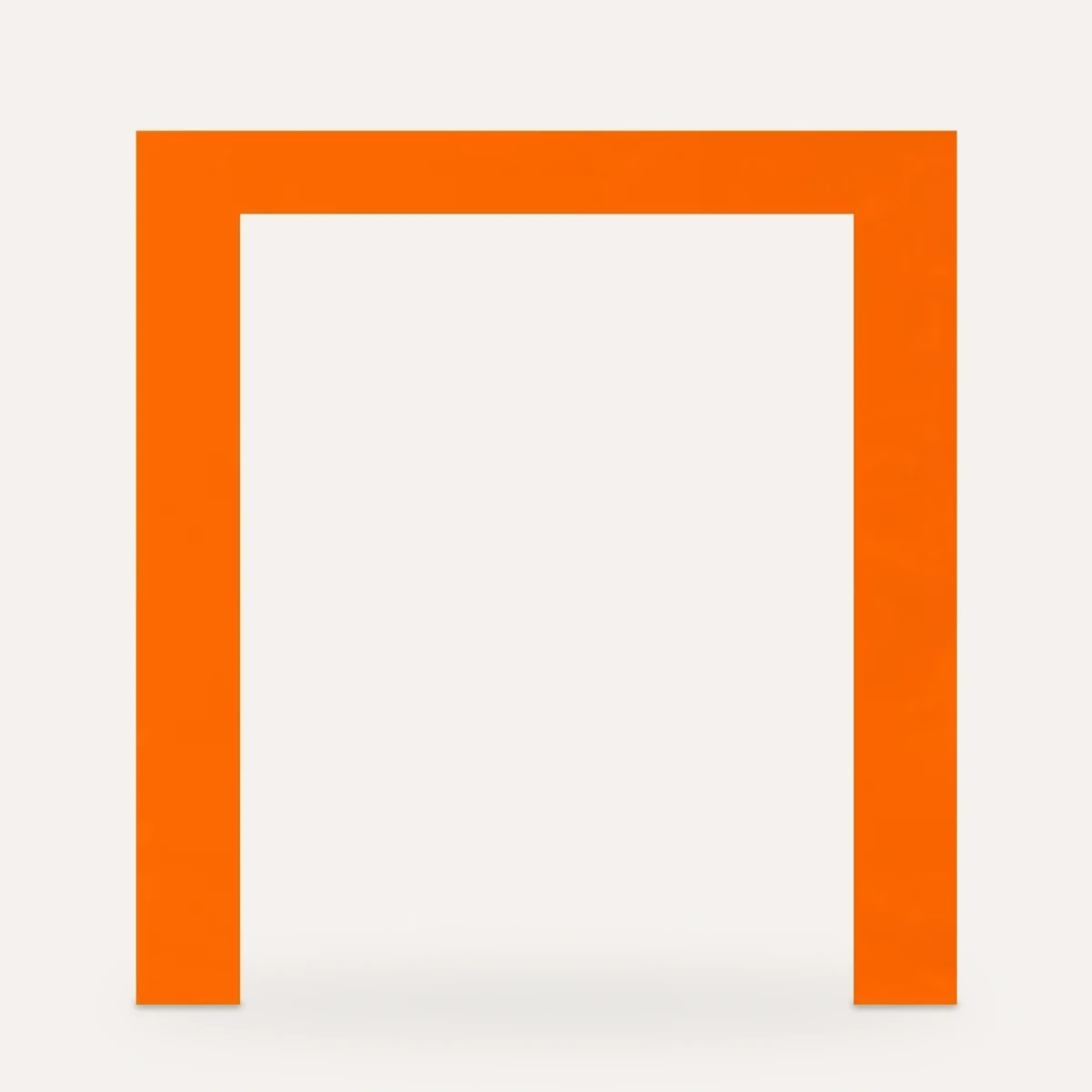 Faltzelt Seitenwand 2 m mit Tür - Farbvariante Orange