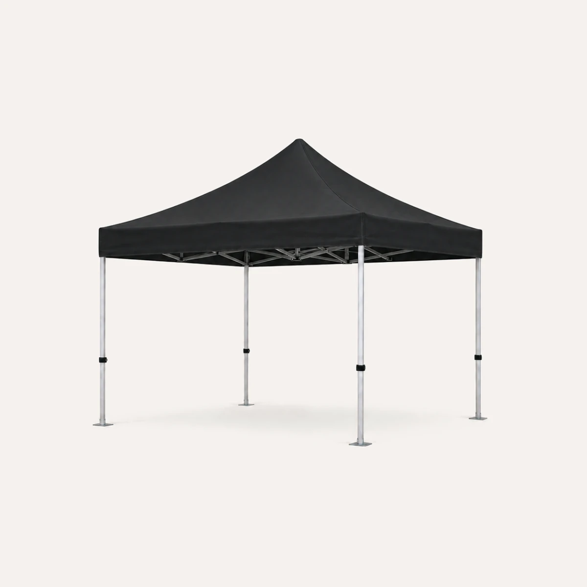 Faltzelt 3 × 3 m Hex45 Allround mit Aluminiumgestell, weitere Ansicht