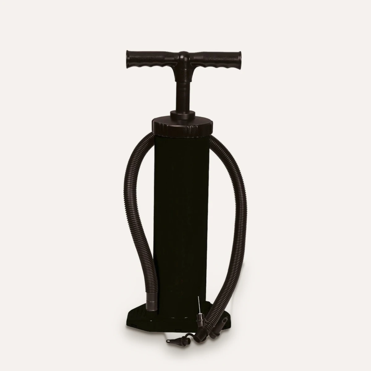 Doppelhubpumpe Luftpumpe Handpumpe 6,5 PSI, freigestellt auf hellem Grund