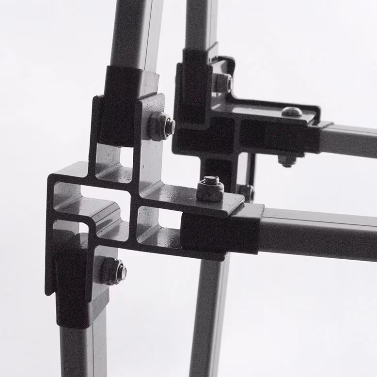 Faltzelt Gestell Premium 2 x 2 m - Gestell-Detail - Ansicht 2
