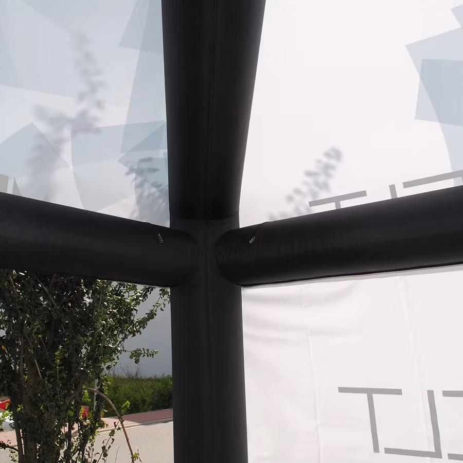 Geschlossene 3-m-Seitenwand für den aufblasbaren Pavillon, weitere Ansicht