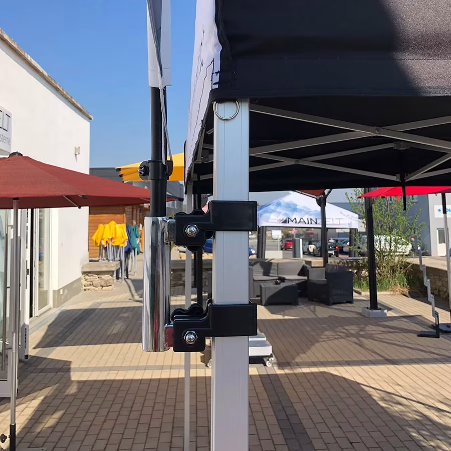 Beachflag Zeltadapter 36 mm Vierkant für Trendline Faltzelt Gestell - Gestell-Detail - Ansicht 3
