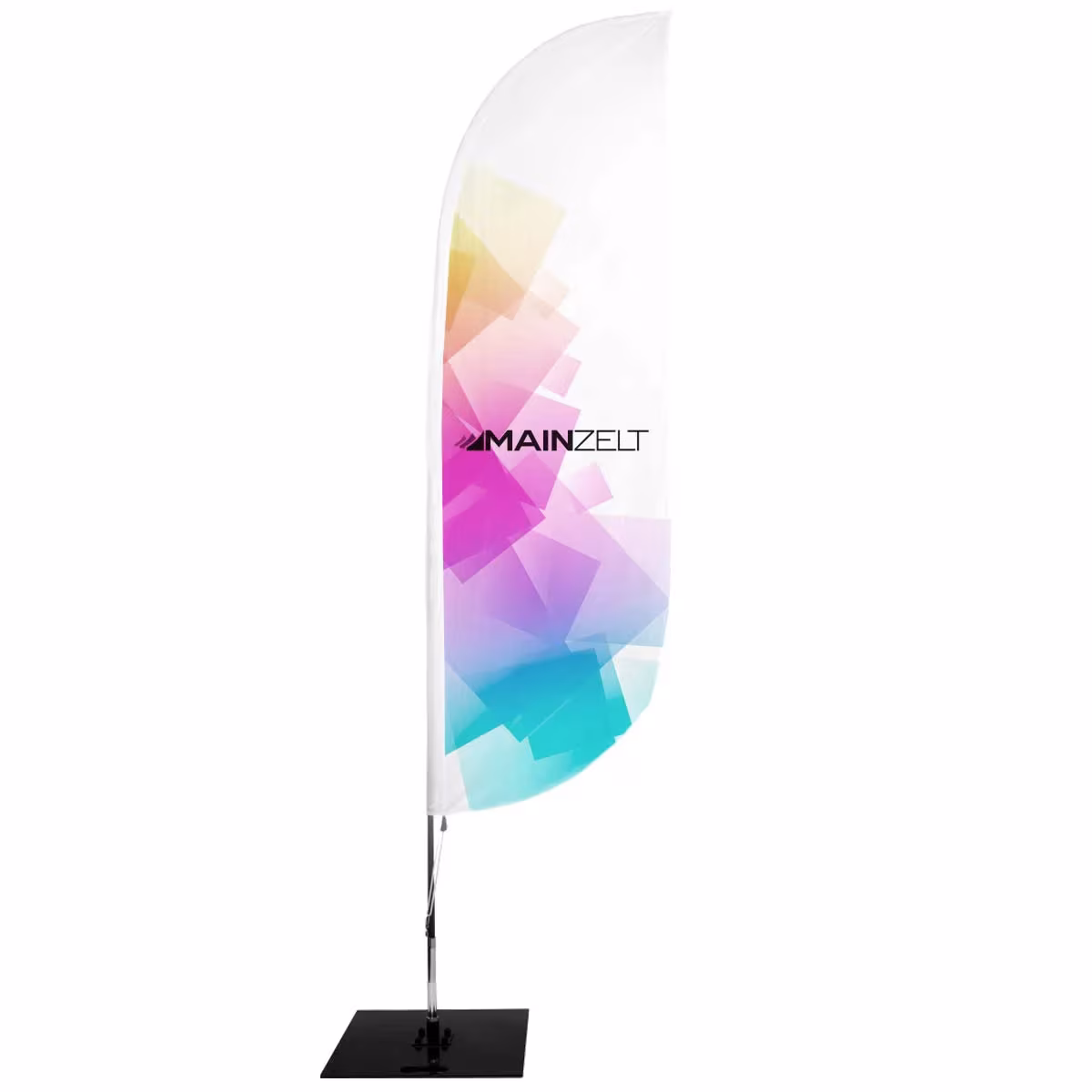 Beachflag Konvex 310 inkl. Glasfaser Mast - Hauptansicht