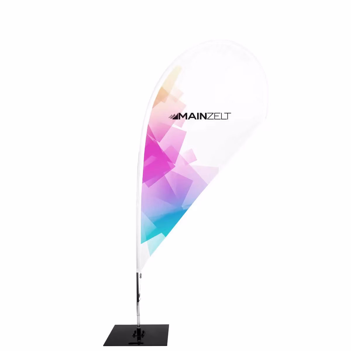Beachflag Tropfen 310 inkl. Glasfaser Mast - Produktansicht 2
