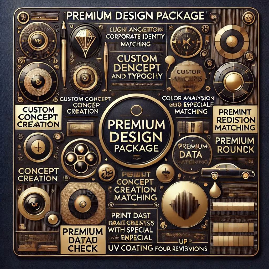 Gestaltungspaket Premium - Grafikdesign und Layout Service von Main-Zelt