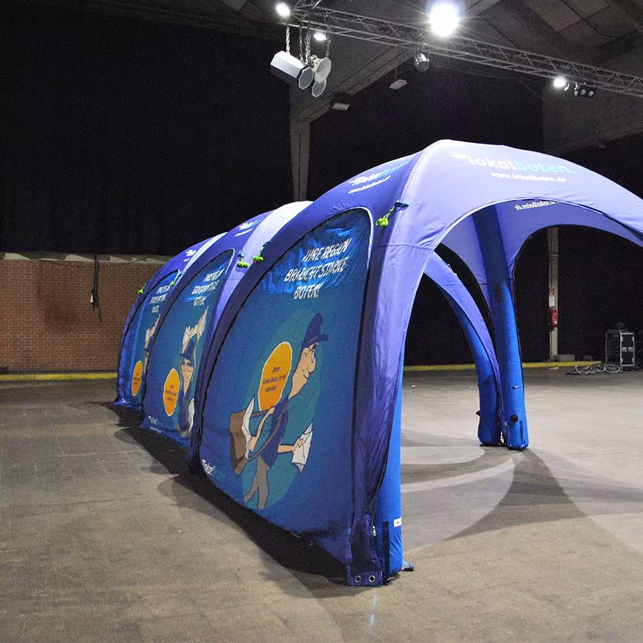 Aufblasbares Dome Zelt Seitenwände 3 m - Seitenwand-Ansicht - Ansicht 3