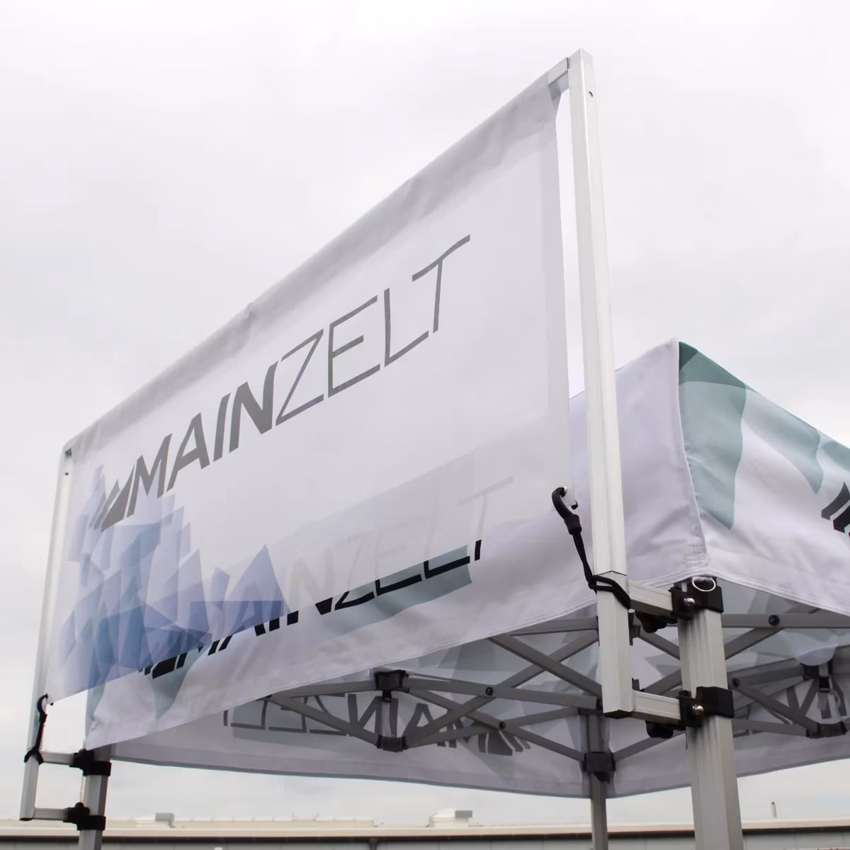 Faltzelt-Vordachbanner 3 m mit Druck