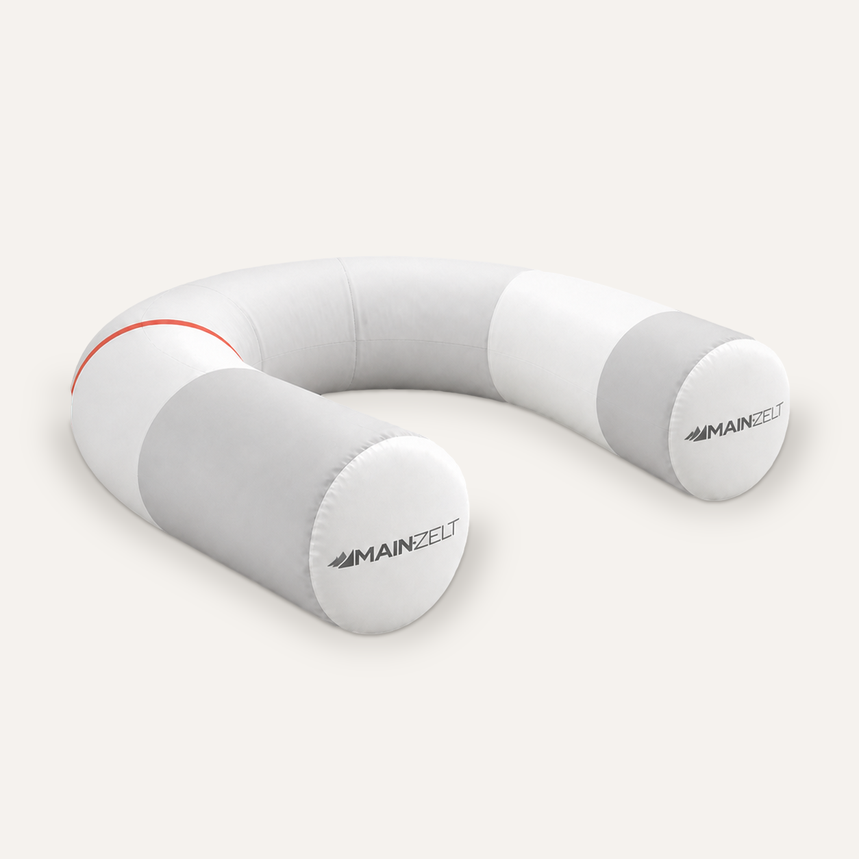 Aufblasbarer Sitzring Doughnut mit MAINZELT Druck