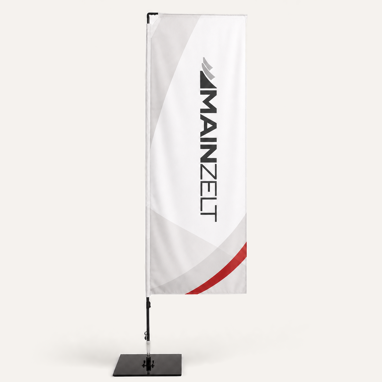 Beachflag Square 330 inkl. Glasfaser Mast