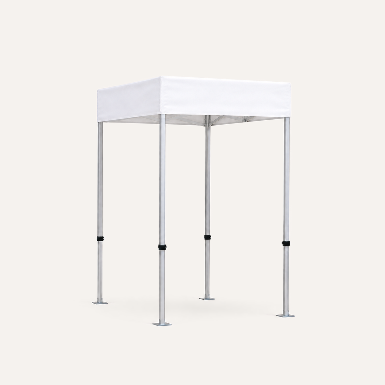 Faltpavillon 1,5 × 1,5 m Hex45 Flachdach