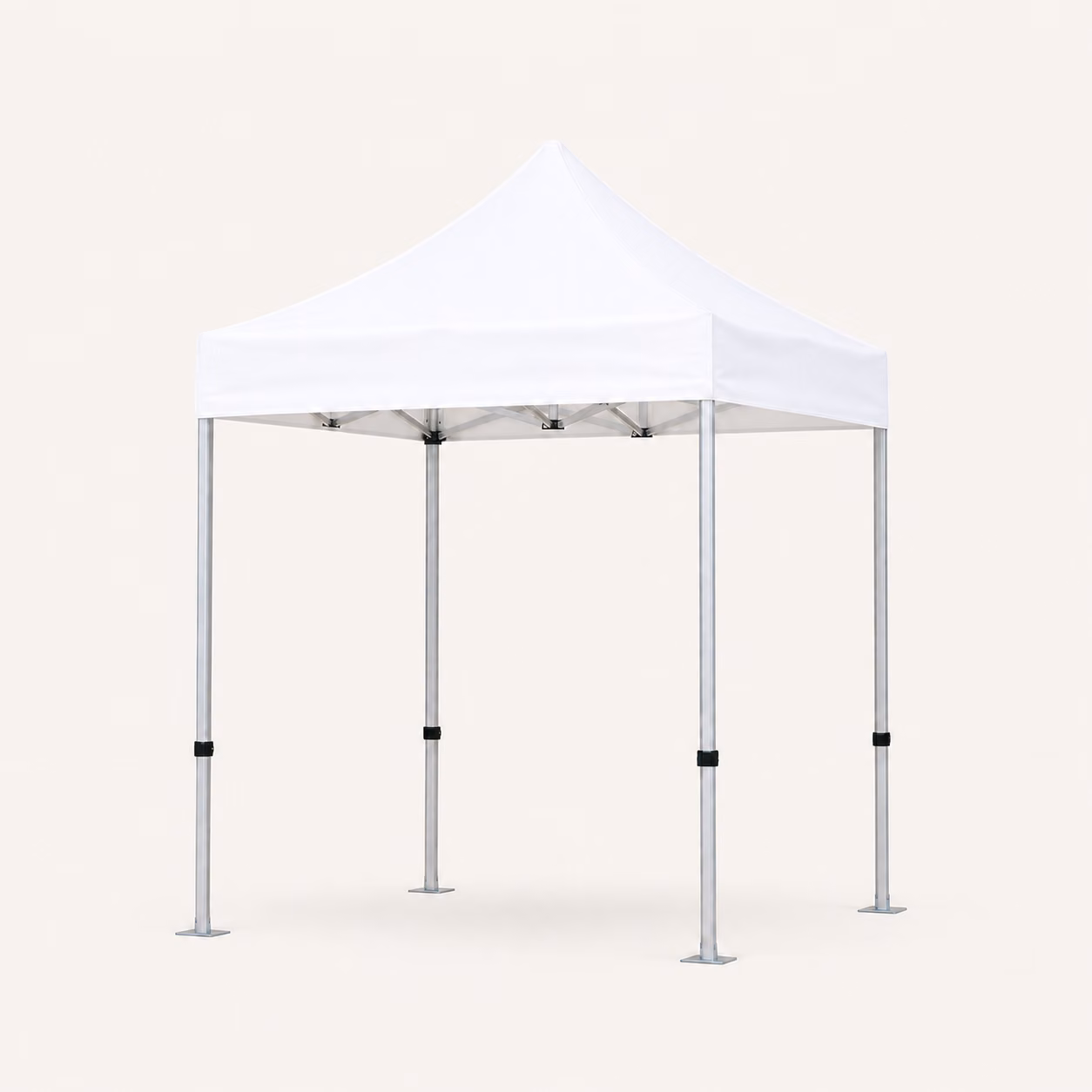 Faltpavillon 1,5×1,5m Hex45 mit Spitzdach