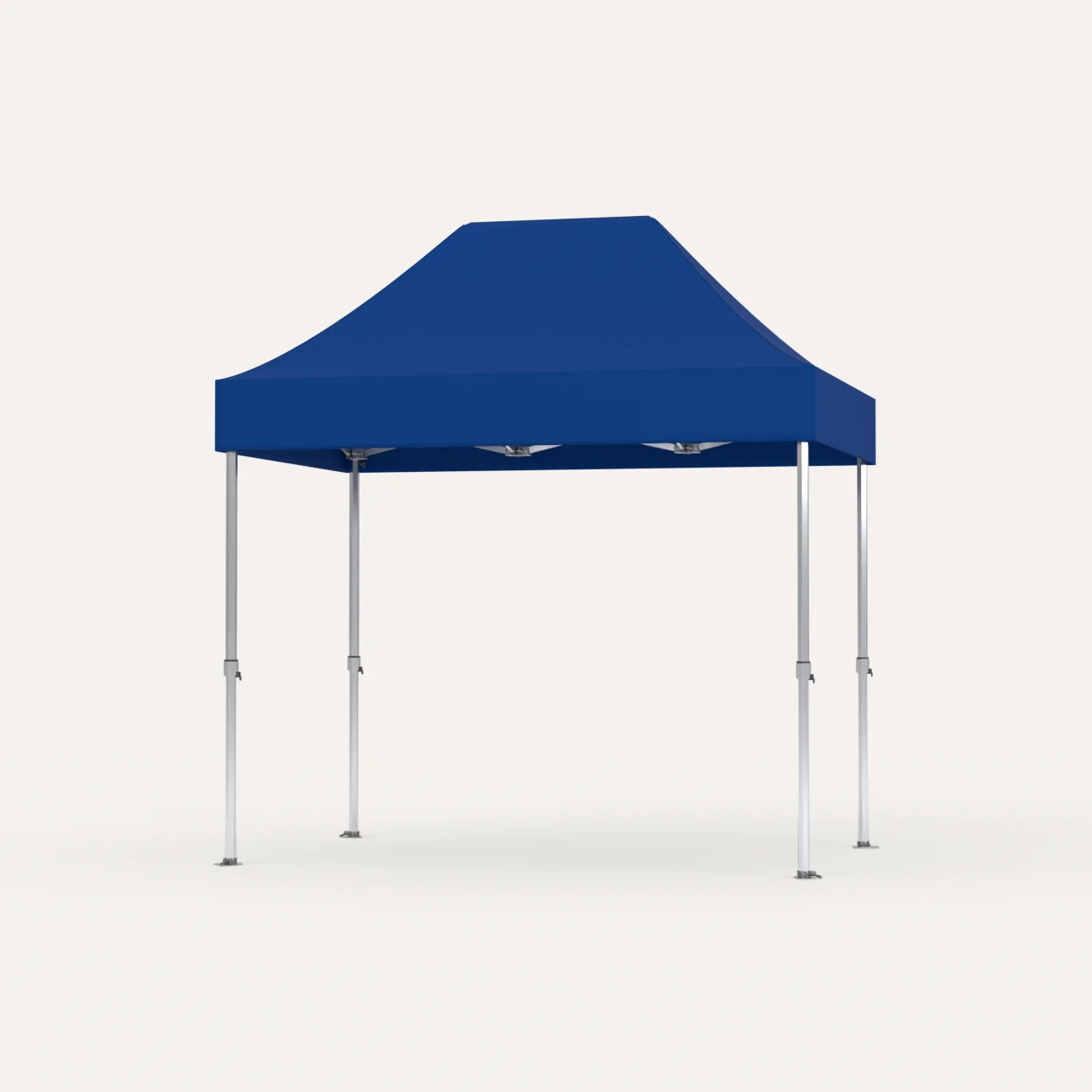 Faltpavillon Premium Hex57 2 × 3 m, Dach Dunkelblau, Studioansicht