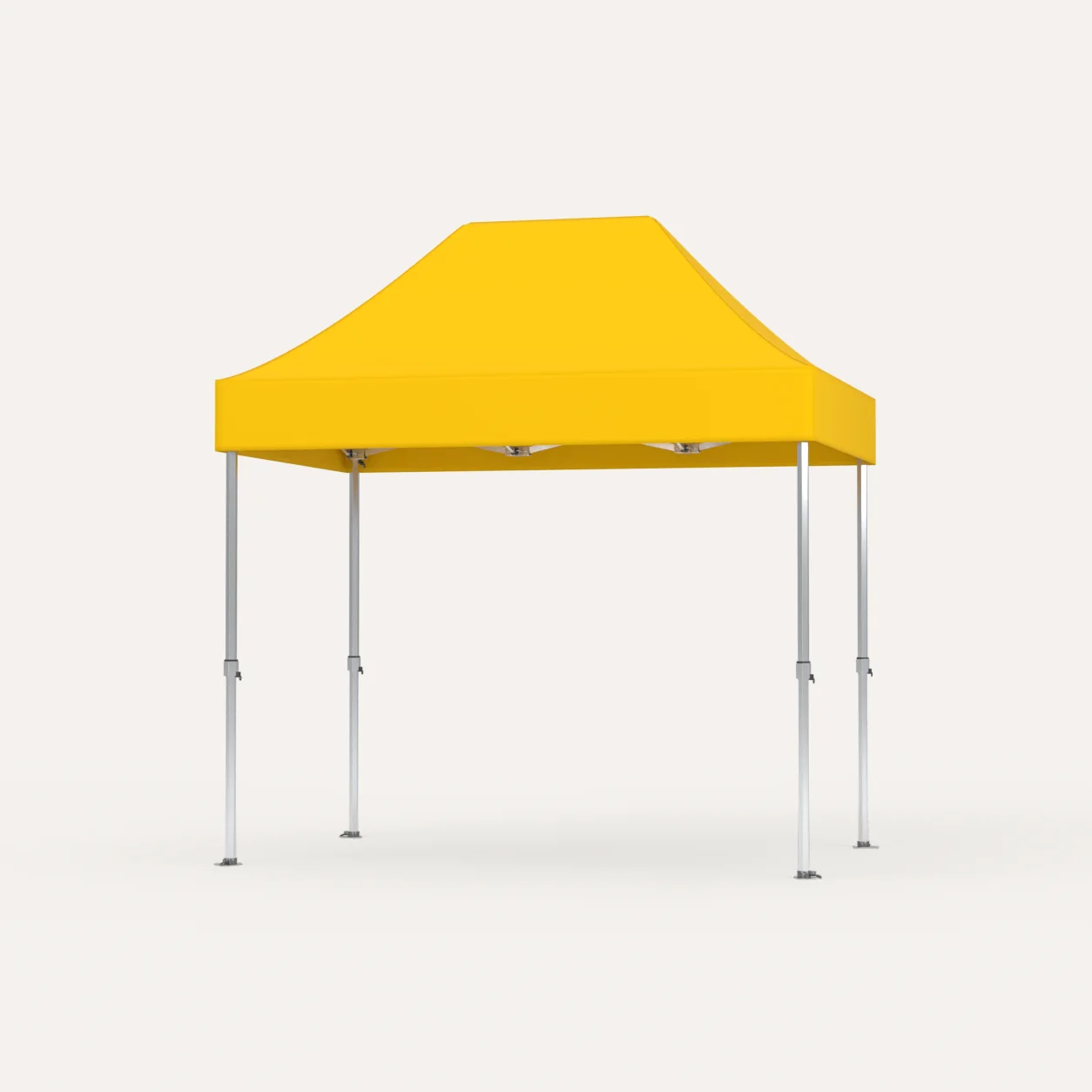 Faltpavillon Premium Hex57 2 × 3 m, Dach Gelb, Studioansicht