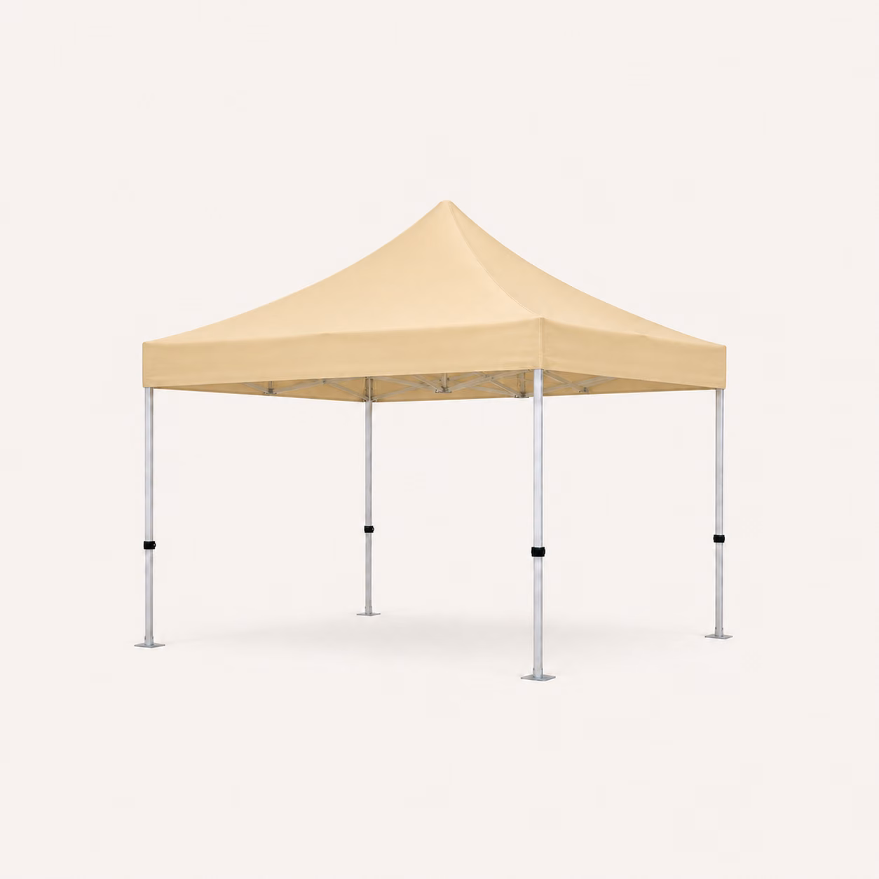 Faltzelt 3 × 3 m Hex45 Allround mit Aluminiumgestell, weitere Ansicht