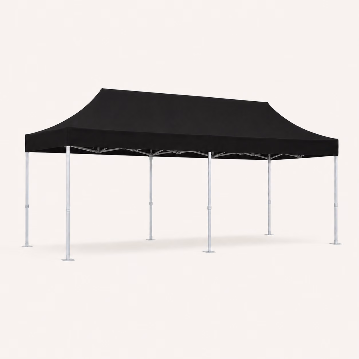 Faltzelt 3 × 6 m Modular mit Profi-Gestell aus Aluminium, weitere Ansicht