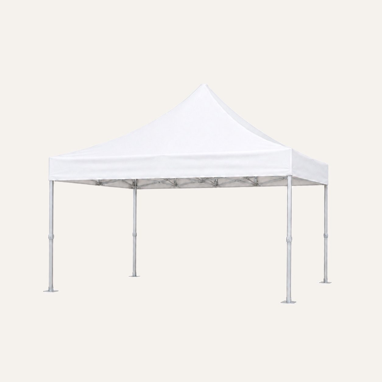 Faltpavillon 4x4m Modular, stabiles Aluminium Eventzelt