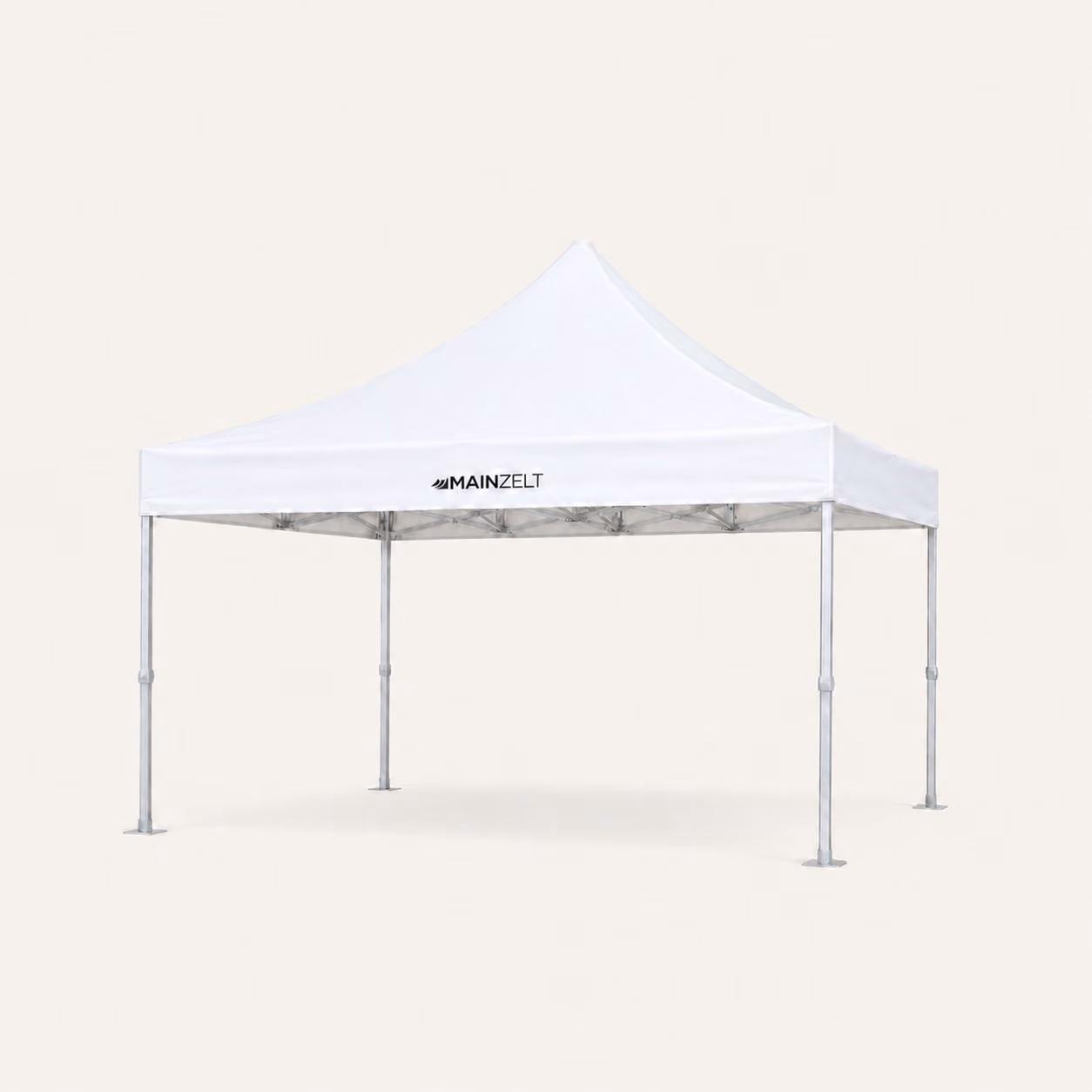Faltpavillon 4x4m Modular, stabiles Aluminium Eventzelt, Ansicht 2