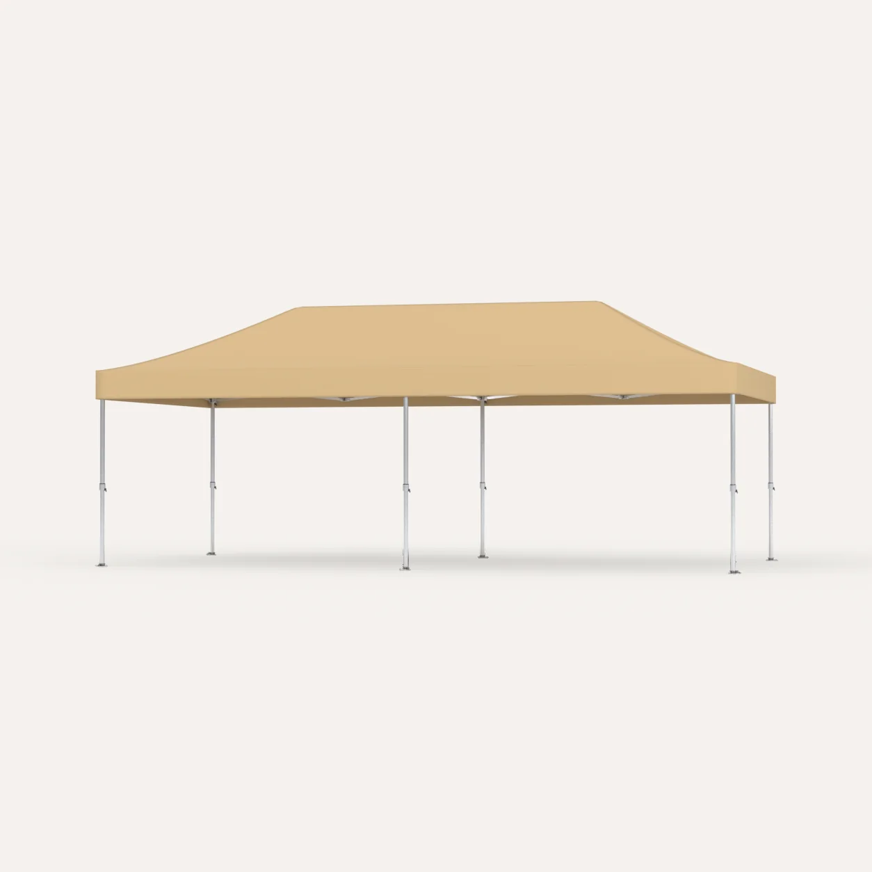 Faltzelt 4x8 m Premium Hex57 (High-End) mit 32 m² Fläche, weitere Ansicht