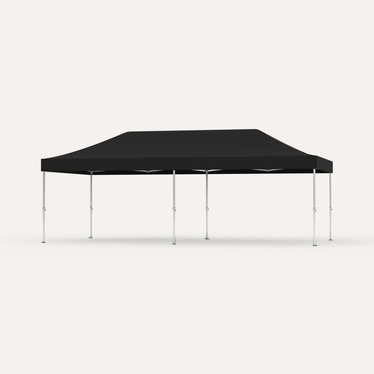 Faltzelt 4x8 m Premium Hex57 (High-End) mit 32 m² Fläche, weitere Ansicht