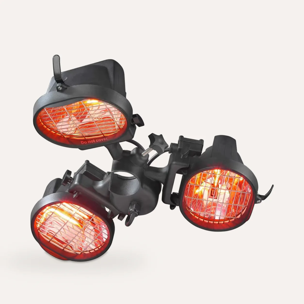 Infrarot-Heizstrahler 3 × 500 W für Faltzelt und Pavillon