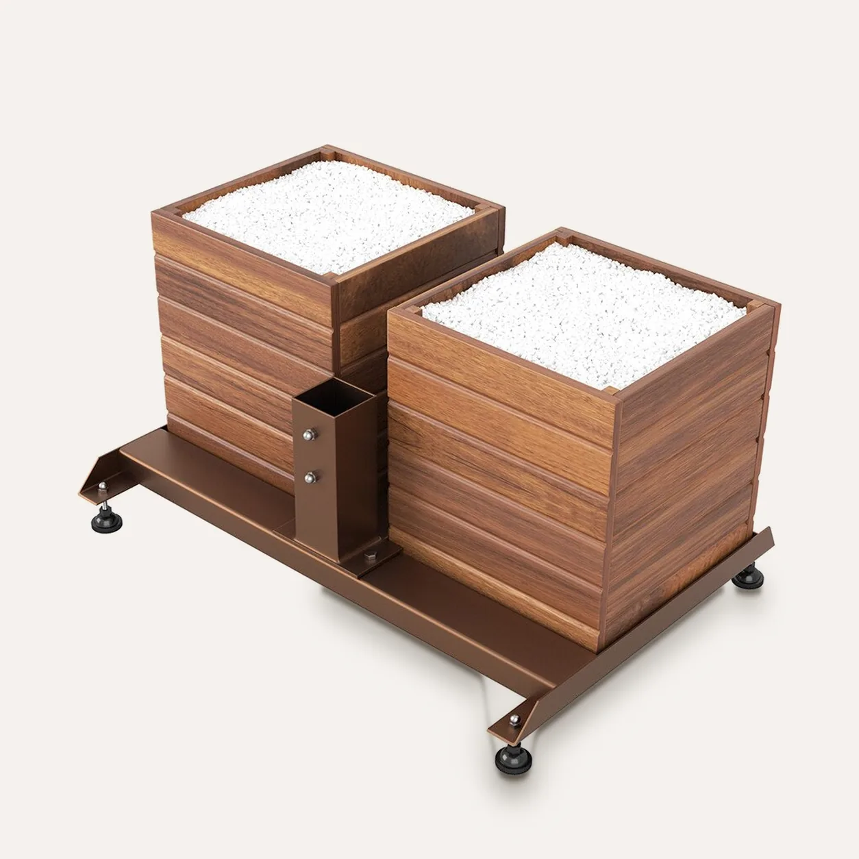 Schirmständer Holz für Ampelschirm & Easy Flex, bis 650 kg